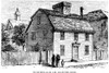 Hawthorne'S Birthplace. /Nthe House At Salem, Massachusetts, In Which Nathaniel Hawthorne Was Born On 4 July 1804. Wood Engraving, American, Mid-19Th Century. Poster Print by Granger Collection - Item # VARGRC0085182