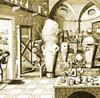 Chemist's Laboratory 1700s Poster Print by Science Source - Item # VARSCIBN4341