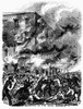 Civil War: Draft Riots. /Nburning Of The 2Nd Avenue Armory During The New York City Draft Riots Of July 13-16, 1863. Wood Engraving From A Contemporary American Newspaper. Poster Print by Granger Collection - Item # VARGRC0057074