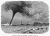 England: Waterspout, 1864. /Na Waterspout In The English Channel Off Worthing, 21 August 1864. Line Engraving From A Contemporary English Newspaper. Poster Print by Granger Collection - Item # VARGRC0041235