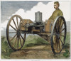 Gatling Gun, 1872. /Ndeveloped By Richard Jordan Gatling During The American Civil War And Put To Use By The Union Army Towards The End Of The Conflict. Line Engraving, English, 1872. Poster Print by Granger Collection - Item # VARGRC0055226