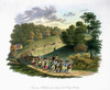 Camp Meeting, 1819. /N'American Methodists Proceeding To Their Camp Meeting.' Aquatint, English, 1819, After Jacques G_Rard Milbert. Poster Print by Granger Collection - Item # VARGRC0005201