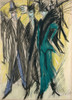 Kirchner: Berlin Street. /N'Berlin Street Scene.' Oil On Canvas, Ernst Ludwig Kirchner, 1914. Poster Print by Granger Collection - Item # VARGRC0433830