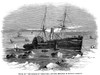 Steamship: Wreck, 1853. /Nwreck Of The 'Humboldt' Steamship, Off The Entrance Of Halifax Harbor, Canada. Wood Engraving, English, 1853. Poster Print by Granger Collection - Item # VARGRC0081453