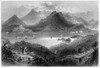 Ireland: Glengarriff. /Nview Of Glengarriff On Bantry Bay, County Cork, Ireland. Steel Engraving, English, C1840, After William Henry Bartlett. Poster Print by Granger Collection - Item # VARGRC0095273