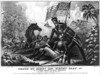Battle Of Buena Vista, 1847. /Nthe Death Of Lieutenant Colonel Henry Clay, Jr. At The Battle Of Buena Vista During The Mexican War, 1847. Poster Print by Granger Collection - Item # VARGRC0122939