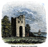 Jamestown Ruins. /Nruins Of The Church At Jamestown, Virginia. Color Engraving, C1845. Poster Print by Granger Collection - Item # VARGRC0079958