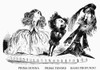 Dor_: Opera Performers. /Ngrotesque Caricatures Of Operatic Performers. Wood Engraving, 1867, After Gustave Dor_. Poster Print by Granger Collection - Item # VARGRC0097765