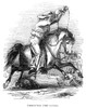 Mexico: Cowboy, 1845. /N'Throwing The Lasso.' Wood Engraving, English, 1845. Poster Print by Granger Collection - Item # VARGRC0265847