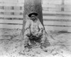 Georgia: Chain Gang./Nafrican American Man Sitting Against A Tree With Legs Chained, Thomasville, Georgia. Photograph, C1890. Poster Print by Granger Collection - Item # VARGRC0113199