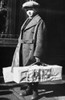 Lower East Side, Nyc. /N'Bringing Home The Matzos.' Boy Photographed In New York City'S Lower East Side, C1925. Poster Print by Granger Collection - Item # VARGRC0092731