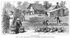 Tennessee: Rugby, 1880. /Npeople Gardening In The Newly Founded Town Of Rugby, Tennessee, 1880. Contemporary American Wood Engraving. Poster Print by Granger Collection - Item # VARGRC0355134