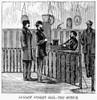 Ludlow Street Jail, 1868. /Nscene From The Ludlow Street Jail, Situated At The Corner Of Ludlow Street And Essex Market Place, New York City. Wood Engraving From An American Newspaper Of 1868. Poster Print by Granger Collection - Item # VARGRC0076845