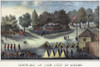 Tampa Bay: Fort Brooke. /Nbarracks And Tents At Fort Brooke In Tampa Bay, Florida, During The Second Seminole War In 1835. Hand-Colored Lithograph, 1837. Poster Print by Granger Collection - Item # VARGRC0130881