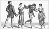 Quadrille, 1820. /Nthe Marquis Of Worcester, Lady Jersey, Clanronald Macdonald And Lady Worcester Dancing The First Quadrille At Almack'S Club, 1820. Wood Engraving, English, 19Th Century. Poster Print by Granger Collection - Item # VARGRC0041406