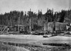 Kwakiutl Village, 1881. /Na View Of A Southern Kwakiutl Village On The Salmon River, On Vancouver Island, British Columbia, Canada. Photographed By Edward Dossetter, 1881. Poster Print by Granger Collection - Item # VARGRC0173041