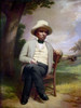 Daniel Webster (1782-1852). /Namerican Lawyer And Statesman. Webster At His Farm. Oil Painting By An Unknown Artist, Mid-19Th Century. Poster Print by Granger Collection - Item # VARGRC0102332