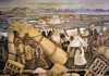 Tenochtitlan (Mexico City)./N'The Great City Of Tenochtitlan.' Detail From Diego Rivera'S Mural Of Market Day In The Aztec Capital. The Great Temple Is Seen In Background. Poster Print by Granger Collection - Item # VARGRC0007704