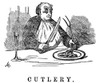 Dining, 19Th Century. /Nwood Engraving, American, 19Th Century. Poster Print by Granger Collection - Item # VARGRC0030650