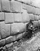Peru: Native American, C1907. /Na Native American Standing Beside An Ancient Incan Stone Wall At Cuzco, Peru, C1907. Poster Print by Granger Collection - Item # VARGRC0114402