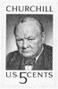 Winston Churchill /N(1874-1965). Sir Winston Leonard Spencer Churchill. English Statesman And Writer. Steel Engraving On A U.S. Postage Stamp, 1965. Poster Print by Granger Collection - Item # VARGRC0059417