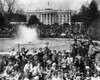 White House: Easter, C1925. /Nfamilies At The Annual Easter Egg Roll At The White House Lawn In Washington, D.C. Photograph, C1925. Poster Print by Granger Collection - Item # VARGRC0173392