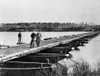 Civil War: Pontoon Bridge. /Npontoon Bridge Across The Appomattox River In Virginia. Photograph, 1861-65. Poster Print by Granger Collection - Item # VARGRC0168450