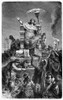 Croesus (D. 546 B.C.). /Nlast King Of Lydia. Croesus On His Funeral Pyre Surrounded By His Riches. Wood Engraving, 19Th Century. Poster Print by Granger Collection - Item # VARGRC0052490