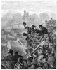 Dor_: London: 1872. /N'Putney Bridge - The Return.' A Boat Race On The Thames River. Wood Engraving After Gustave Dor_ From 'London: A Pilgrimage,' 1872. Poster Print by Granger Collection - Item # VARGRC0354661