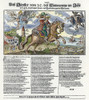 Treaty Of Munster, 1648. /Na Joyous Postillion Announcing The Peace Of Munster And The End Of The Thirty Years War, 1648. Contemporary German Broadsheet. Poster Print by Granger Collection - Item # VARGRC0011354