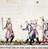 Spain: Medieval Ballgame. /Nbatter, Pitcher, And Fielders In A Spanish Game Similar To Modern Baseball. Manuscript Illumination, 13Th Century, From The 'Cantigas De Alfonso X.' Poster Print by Granger Collection - Item # VARGRC0104229