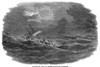 Ocean: Cyclone, 1853. /Nthe Steamship 'Argo' In A Cyclone Off The Island Of Desolation. Wood Engraving, English, 1853. Poster Print by Granger Collection - Item # VARGRC0081125