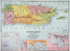Map: Puerto Rico, 1900. /Nmap Of Puerto Rico Printed In The United States, C1900. Poster Print by Granger Collection - Item # VARGRC0065389