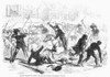 Civil War: Fairfax, 1861. /Nthe Union Attack On Fairfax Court Hourse, Virginia, 1 June 1861. Wood Engraving From A Contemporary English Newspaper. Poster Print by Granger Collection - Item # VARGRC0088614