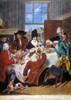 Dining At A Tavern, 1787. /Nan Ordinary (I.E., A Tavern) On Sunday'S At Two O'Clock. Engraving, 1787, After The Watercolor By Robert Dighton. Poster Print by Granger Collection - Item # VARGRC0036871