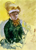Mary Cassatt (1845-1926). /Namerican Painter. Self-Portrait, Watercolor. C1880. Poster Print by Granger Collection - Item # VARGRC0020742