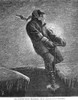 Railroad: Brakeman, 1877. /Nbrakeman On A Freight Train. Wood Engraving, American, 1877. Poster Print by Granger Collection - Item # VARGRC0080567