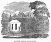 Rural Schoolhouse, C1840. /Ncountry District Schoolhouse. Wood Engraving, American, Mid-19Th Century. Poster Print by Granger Collection - Item # VARGRC0092870