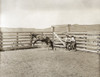 Texas: Cowboys, C1907. /Ntwo Cowboys Breaking A Horse In A Corral On The Ls Ranch In Texas. Photograph By Erwin Evans Smith, C1907. Poster Print by Granger Collection - Item # VARGRC0124926 Texas: Cowboys, C1907. /Ntwo Cowboys Breaking A Horse In A Corral On The Ls Ranch In Texas. Photograph By Erwin Evans Smith, C1907. Poster Print by Granger Collection - Item # VARGRC0124926