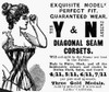 Advertisement: Corset. /Nadvertisement For Diagonal Seam Corsets From An English Newspaper Of 1897. Poster Print by Granger Collection - Item # VARGRC0094037