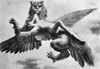 Nude And Griffin, 1890S. /N'Triumph Of The Dragon.' Nude Study, 1890S, By An Unidentified American Photographer. Poster Print by Granger Collection - Item # VARGRC0097338 Nude And Griffin, 1890S. /N'Triumph Of The Dragon.' Nude Study, 1890S, By An Unidentified American Photographer. Poster Print by Granger Collection - Item # VARGRC0097338