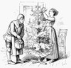 Christmas Tree. /Na Couple Decorating The Christmas Tree. Wood Engraving By Ludwig Richter (1803-1884). Poster Print by Granger Collection - Item # VARGRC0046738