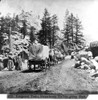 Emigrants, 1866. /Nan Emigrant Train Going East Through The Strawberry Valley In The Sierra Nevada Mountains Of California, 1866. Poster Print by Granger Collection - Item # VARGRC0015477