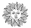 Decorative Sun Face. /Nwoodcut, Dutch, 15Th Century. Poster Print by Granger Collection - Item # VARGRC0013315