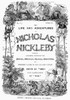 Nicholas Nickleby. /Ncover Of Volume Five In The Serial Publication, 1838, Of Charles Dicken'S Novel 'Nicholas Nickleby,' Illustrated By 'Phiz,' Hablot Knight Browne. Poster Print by Granger Collection - Item # VARGRC0115534