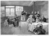 New York City Restaurant. /Na Restaurant In The French Quarter Of New York City. Wood Engraving, 1889. Poster Print by Granger Collection - Item # VARGRC0005934