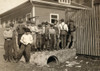 Hine: Child Labor, 1913. /Ngroup Of Young Textile Workers In Front Of Merrimack Mill In Huntsville, Alabama. Photograph By Lewis Hine, December 1913. Poster Print by Granger Collection - Item # VARGRC0131598