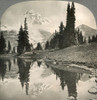 Mt. Rainier, C1920. /Nviewed From The Shore Of Mirror Lake. Photograph, C1920. Poster Print by Granger Collection - Item # VARGRC0067101
