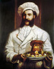Palace Hotel Chef. /Njules Harder, The First Chef At San Francisco'S Palace Hotel. Oil On Canvas By Joseph Harrington, 1874. Poster Print by Granger Collection - Item # VARGRC0102530