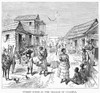 Panama Canal, 1888./Na Street Scene In The Village Of Culebra During The Unsuccessful French Attempt To Dig A Canal Across The Isthums In The 1880S. Wood Engraving, English, 1888. Poster Print by Granger Collection - Item # VARGRC0089396